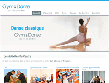 Tablet Screenshot of gymetdanse.com